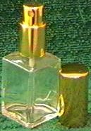 Bottle Atomizer Square Shape-Sandra35-Metal Sprayer (1 OZ.) (DOZEN)